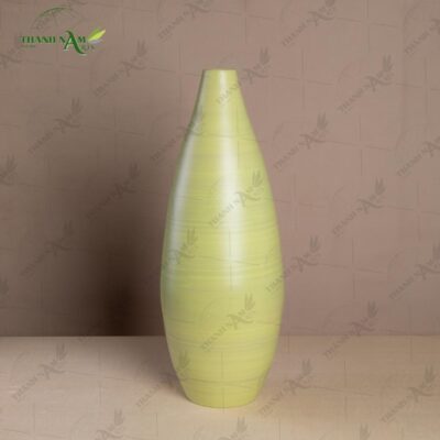 Minimalist Bamboo Vase Decor enhances hospitality, spa, and boutique spaces with organic charm.