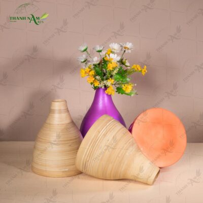 Bamboo vases are eco conscious products inspired by modern sustainable living trends.