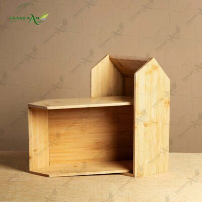 Every Bamboo Open Front Storage Bin showcases smooth handcrafted finishes and timeless natural bamboo textures.