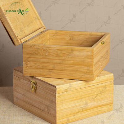 A versatile Pressed Bamboo Box ideal for luxury retail, hospitality, and eco-conscious packaging.